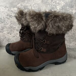 Keen Boots Womens 8 Helena Waterproof Insulated Winter Hiking Leather Outdoor